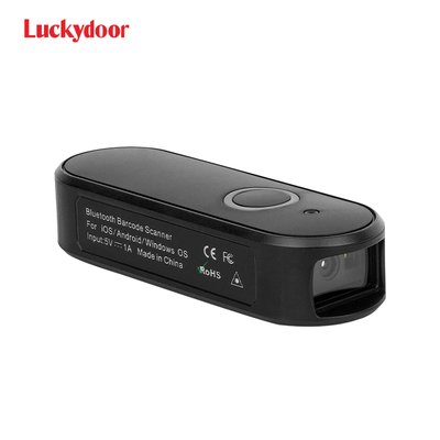 Portable Wireless 2D Pocket Barcode Scanner Blue Tooth USB Interface A4 Size Stock Certificate CMOS Light for Scanning Blue