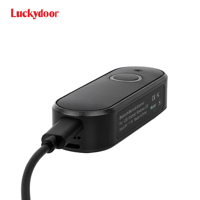 Portable Wireless 2D Pocket Barcode Scanner Blue Tooth USB Interface A4 Size Stock Certificate CMOS Light for Scanning Blue