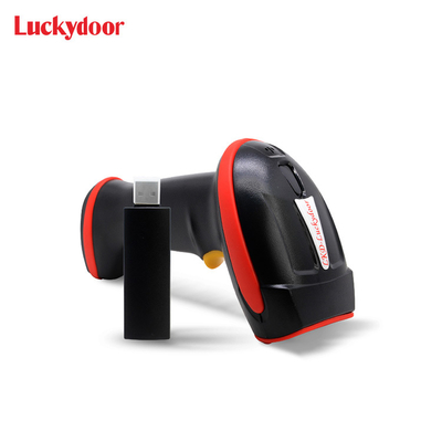 OEM Handheld 1D Scanner Gun Portable Wireless Laser Barcode Reader for Inventory USB Connection in Stock
