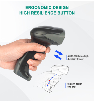 K-625BT Stock 2D Wireless for Bluetooth Barcode Scanner with Charging Base 2D USB Wifi Barcode Reader A4 Size Com Interface