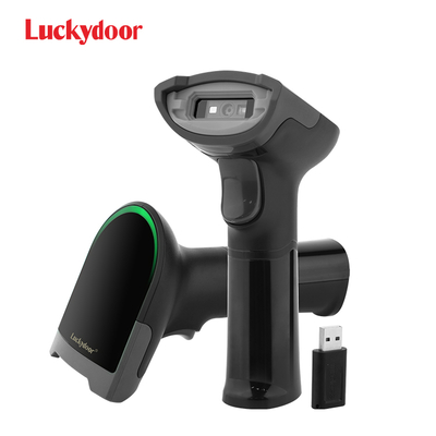 Inventory 2.4G Wireless USB for Bluetooth 2D 1D QR Code Scanner LED Light Source Android Compatible Barcode Reader POS System