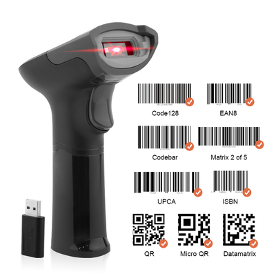 2024 Luckydoor Hot Selling 2D USB for Bluetooth Wireless 2.4G QR Code Reader A4 Size CMS Light Source for Scanning Com Stock